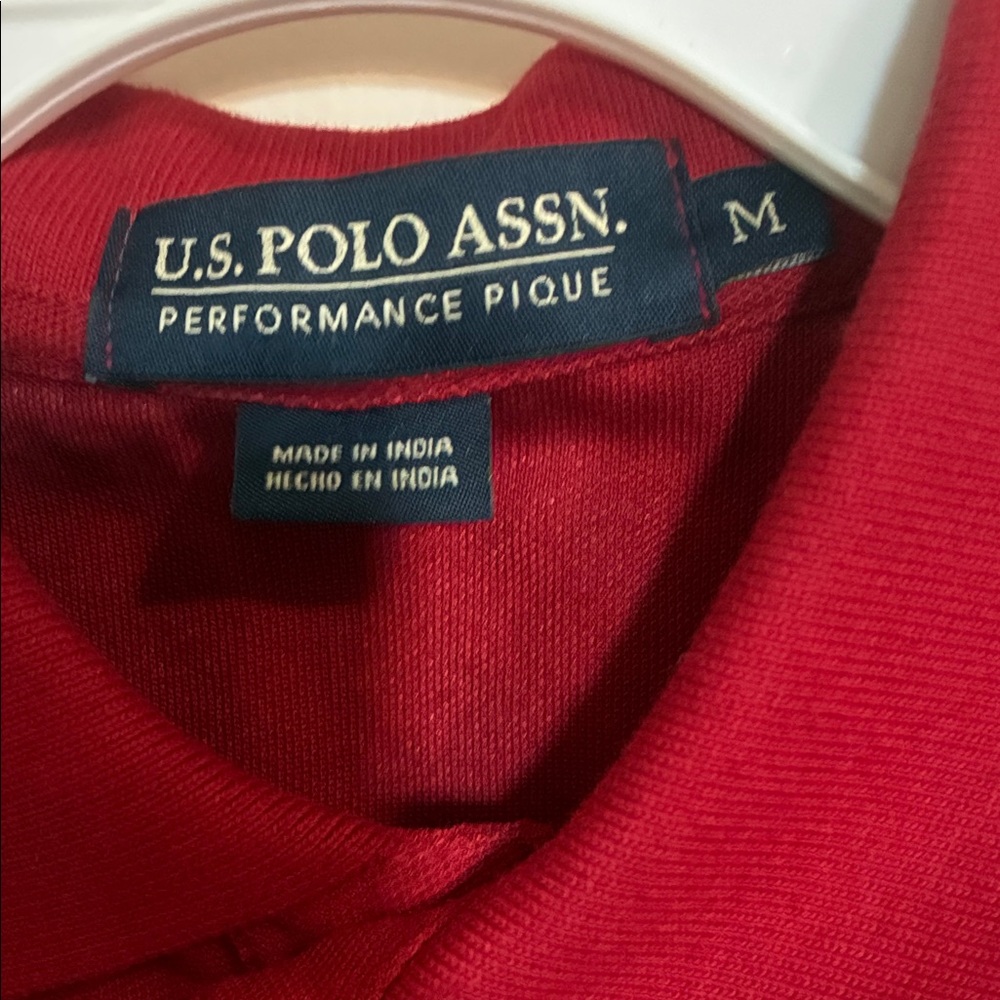 U.S. Polo Assn. Vibrant Red Polo Shirt